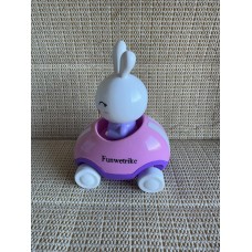 Funwetrike Adventures Little Buggy Vehicle Preschool Toy for Ages 3 and Up (Rabbit in Helicopter)